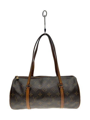 【中古】LOUIS VUITTON◆2)パピヨン30_モノグラム・キャンバス_BRW/PVC/BRW【バッグ】 【中古】LOUIS VUITTON◆2)パピヨン30_モノグラム・キャンバス_BRW/PVC/BRW【バッグ】
