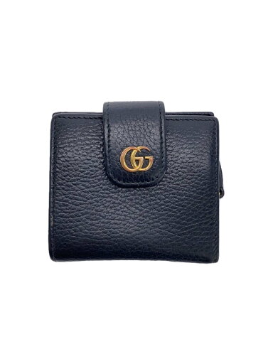 【中古】GUCCI◆2つ折り財布/レザー/BLK/レディース/523193・1147【服飾雑貨他】 【中古】GUCCI◆2つ折り財布/レザー/BLK/レディース/523193・1147【服飾雑貨他】