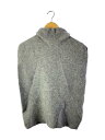 【中古】シルク混/BIEL・LO/ニット・セーター(厚手)/S/カシミア/GRY/無地【レディースウェア】