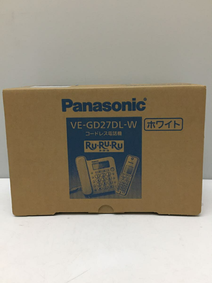 【ブランド】Panasonic【ブランドカナ】パナソニック【型番】【程度】A【カラー】【キーワード】　　2023/06/20セカンドストリート新潟桜木インター店 【3917】【中古】Panasonic◆21年製RURURUコードレス電話機 VE-GD27DL-W【家電・ビジュアル・オーディオ】ブランドPanasonic型番カラー実寸【ビジュアル・OA・通信家電】 幅：/ / 高さ：/ / 奥行：/ 【その他】 その他サイズ：/商品は　セカンドストリート新潟桜木インター店の店頭にて販売しております。商品に関するお問合わせは、お電話(TEL:025-240-3515)にて、問合わせ番号：2339171714576をお伝えください。配送方法やお支払い方法に関するお問い合わせは、サポートセンターまでご連絡をお願いします。※お電話の対応は営業時間内のみとなります。お問い合わせフォームでお問い合わせの際はご注文番号をご記入下さいこの商品に関する出品店舗からのコメント店頭でも同時に販売しているため状態が変わる場合があります