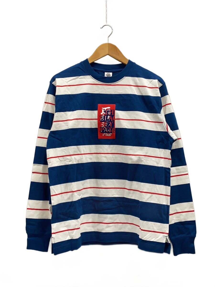 THE BLACK EYE PATCH◆23AW/HWC BORDERED L/S TEE/長袖Tシャツ/M/コットン/マルチカラー/ボーダー