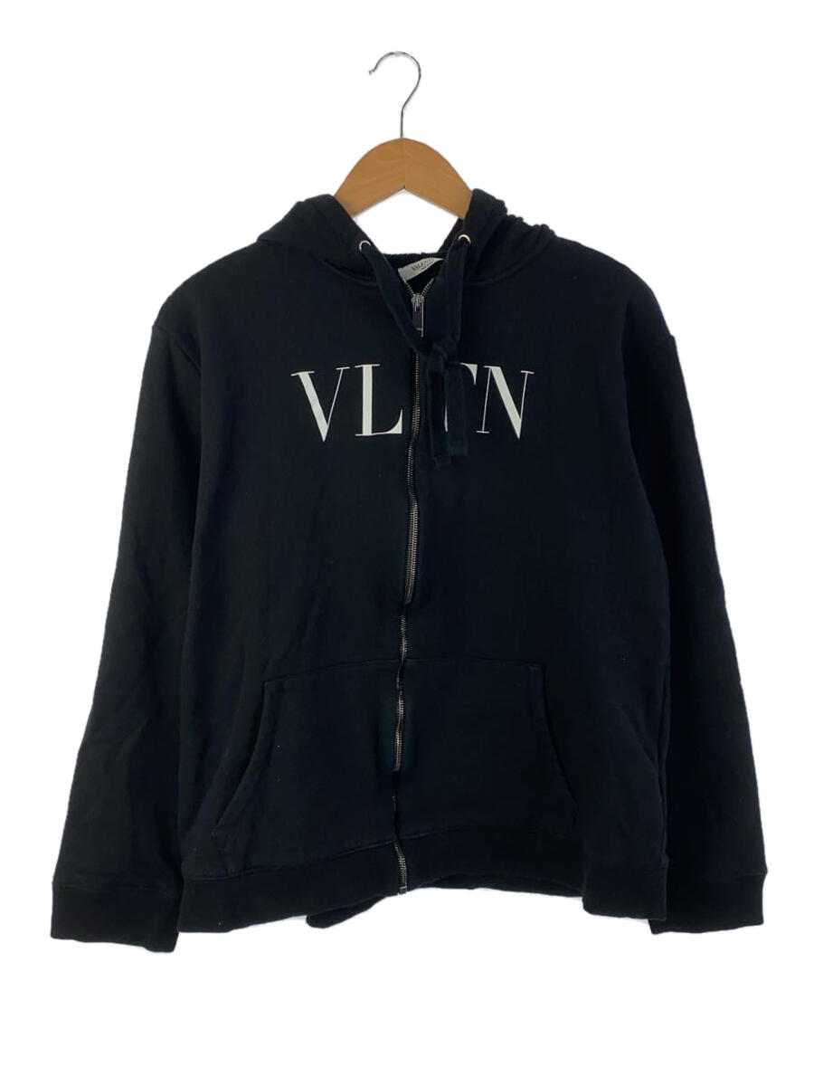 楽天2nd STREET 楽天市場店【中古】VALENTINO◆ジップパーカー/XL/コットン/BLK/RV3MF1113TV【レディースウェア】