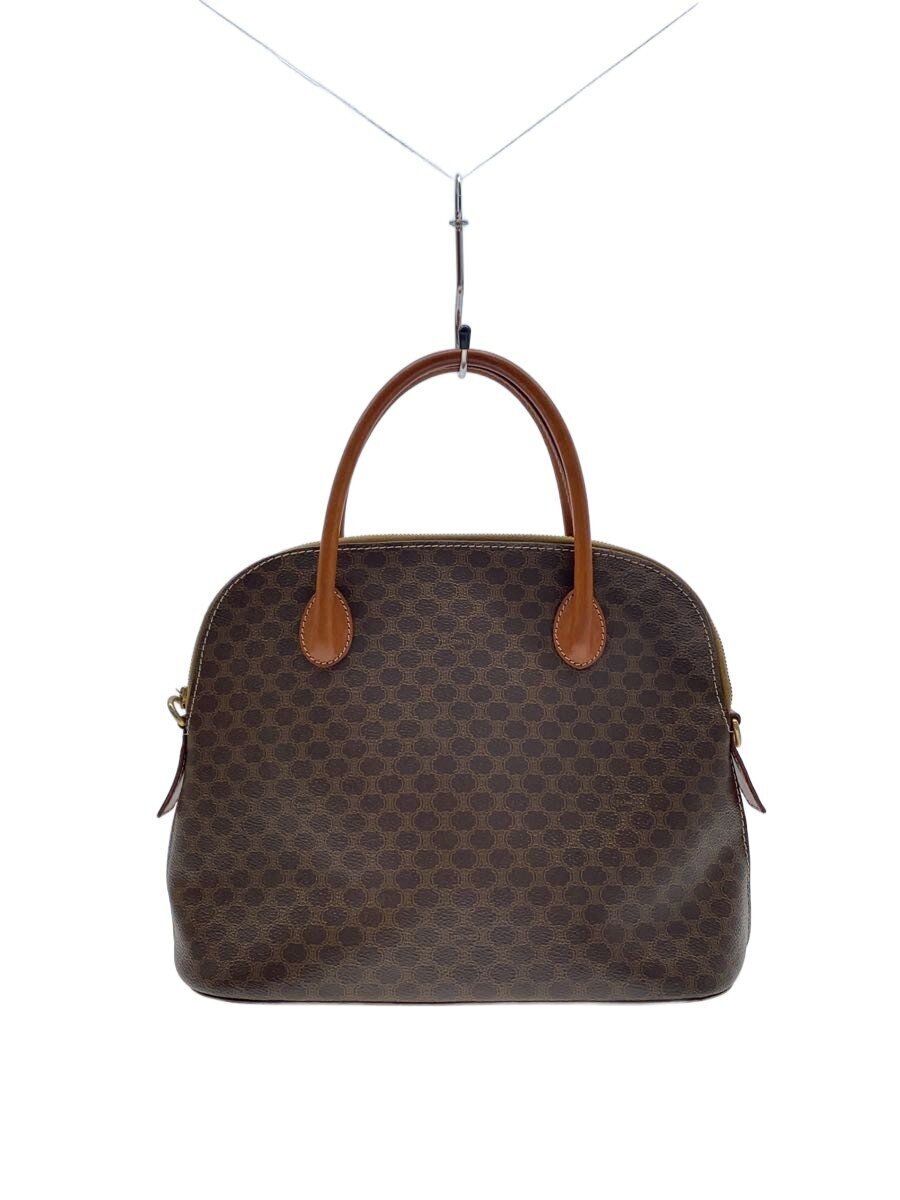 CELINE - 【中古】CELINE◆ハンドバッグ/--/BRW/総柄【バッグ】