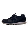 【中古】NEW BALANCE◆ローカットスニーカー/23.5cm/BLK/レザー/WR996HO【シューズ】