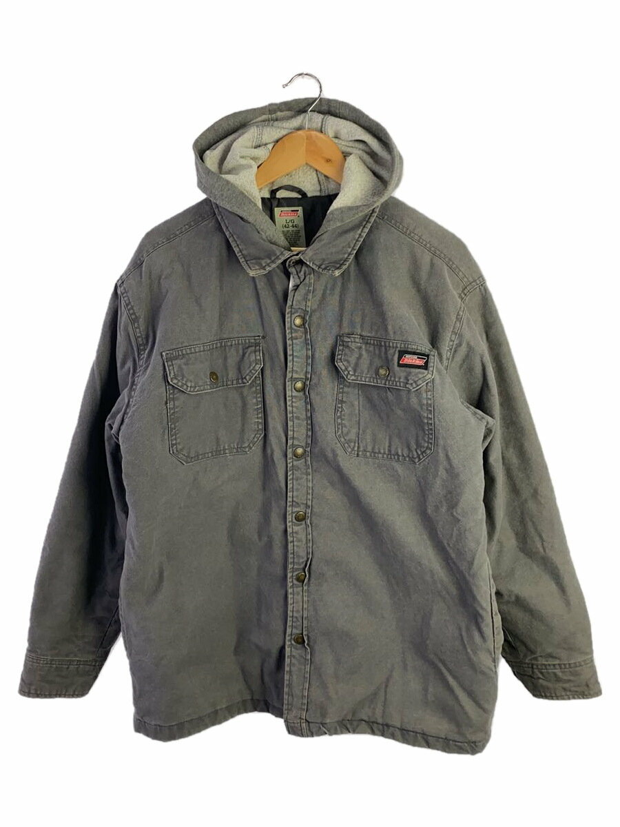 【中古】DICKIES◆ジャケット/L/コットン/GRY/5318【メンズウェア】