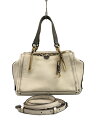 【中古】COACH◆ハンドバッグ/--/CRM/無地【バッグ】