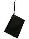 【中古】BALENCIAGA◆クラックプリント/クラッチバッグ/レザー/BLK/総柄/358307 1000 E 525040【バッグ】