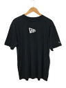 【中古】NEW ERA◆Tシャツ/L/ポリエステル/ブラック【レディースウェア】