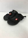 【中古】THE NORTH FACE◆キッズ靴/18cm/サンダル/BLK/nfj51942【キッズ】