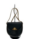 【中古】Christian Dior◆ショルダーバッグ/レザー/BLK【バッグ】