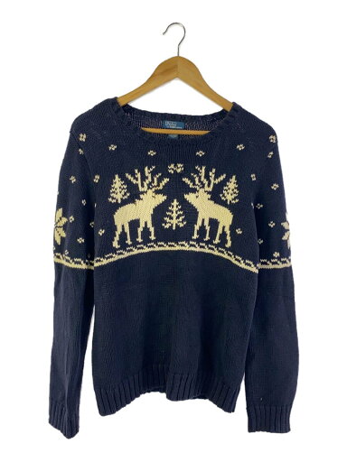 【中古】POLO RALPH LAUREN◆90s/HANDKNIT/ノルディックセーター/キッズサイズXL/シミ等状態考慮【メンズウェア】 【中古】POLO RALPH LAUREN◆90s/HANDKNIT/ノルディックセーター/キッズサイズXL/シミ等状態考慮【メンズウェア】