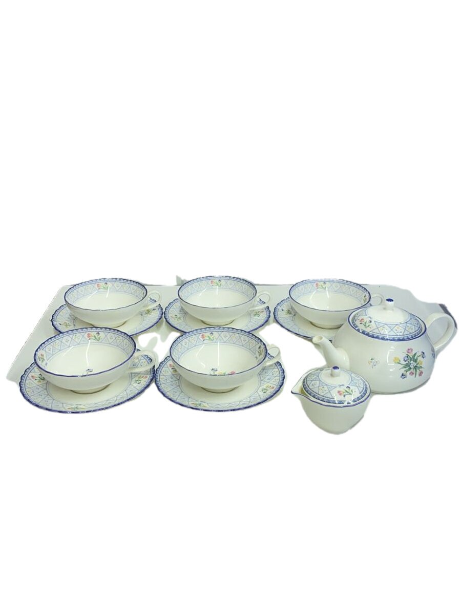 【中古】Noritake◆カップ&ソーサー/7点セット/WHT【キッチン用品】