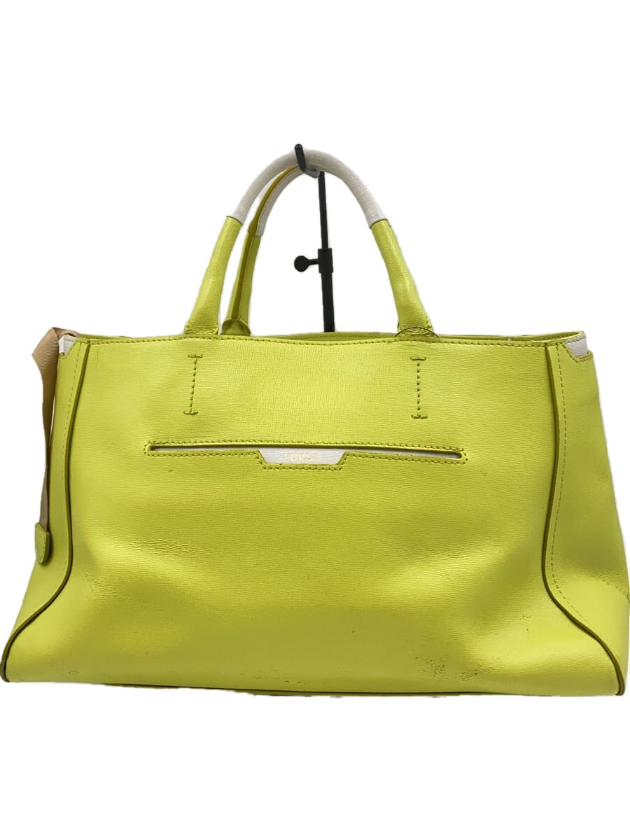 【中古】FURLA◆ハンドバッグ/レザー
