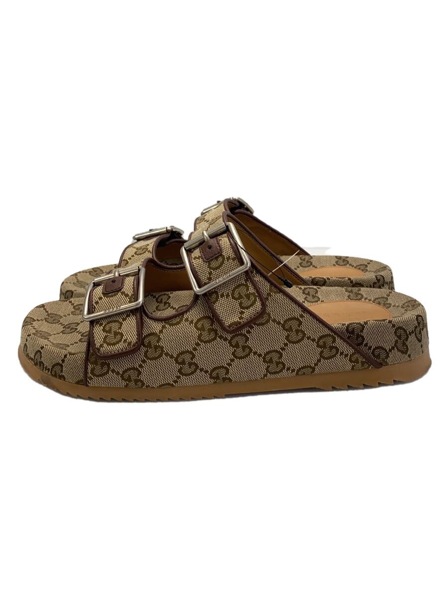 【中古】GUCCI◆サンダル/US7/BEG/658020【シューズ】