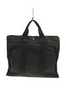 【中古】HERMES◆トートバッグ/キャンバス/GRY【バッグ】 1