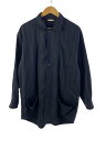 【中古】ULTERIOR◆長袖シャツ/4/ウール/NVY/ストライプ/ULSH10-20C38U【メンズウェア】(4)