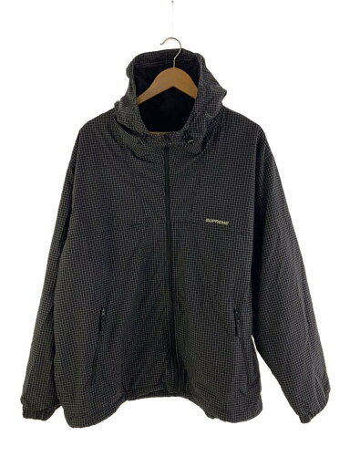 【中古】Supreme◆21FW/バック刺繍有り/ナイロンジャケット/XL/ナイロン/BLK/チェック//【メンズウェア】 【中古】Supreme◆21FW/バック刺繍有り/ナイロンジャケット/XL/ナイロン/BLK/チェック//【メンズウェア】