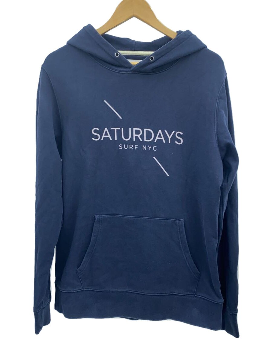 【中古】Saturdays NYC(SATURDAYS SURF NYC)◆パーカー/M/ポリエステル/NVY/無地【メンズウェア】