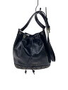 【中古】vanessabruno◆BOURSE ZIPPY/ショルダーバッグ/レザー/BLK【バッグ】