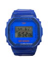 【中古】CASIO◆クォーツ腕時計/デジタル/ラバー/BLU/BLU/DW-5600VT【服飾雑貨他】(2)