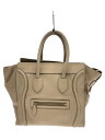 【中古】CELINE◆ハンドバッグ/レザー/ベージュ/無地/ラゲージ/イタリア製【バッグ】(4)