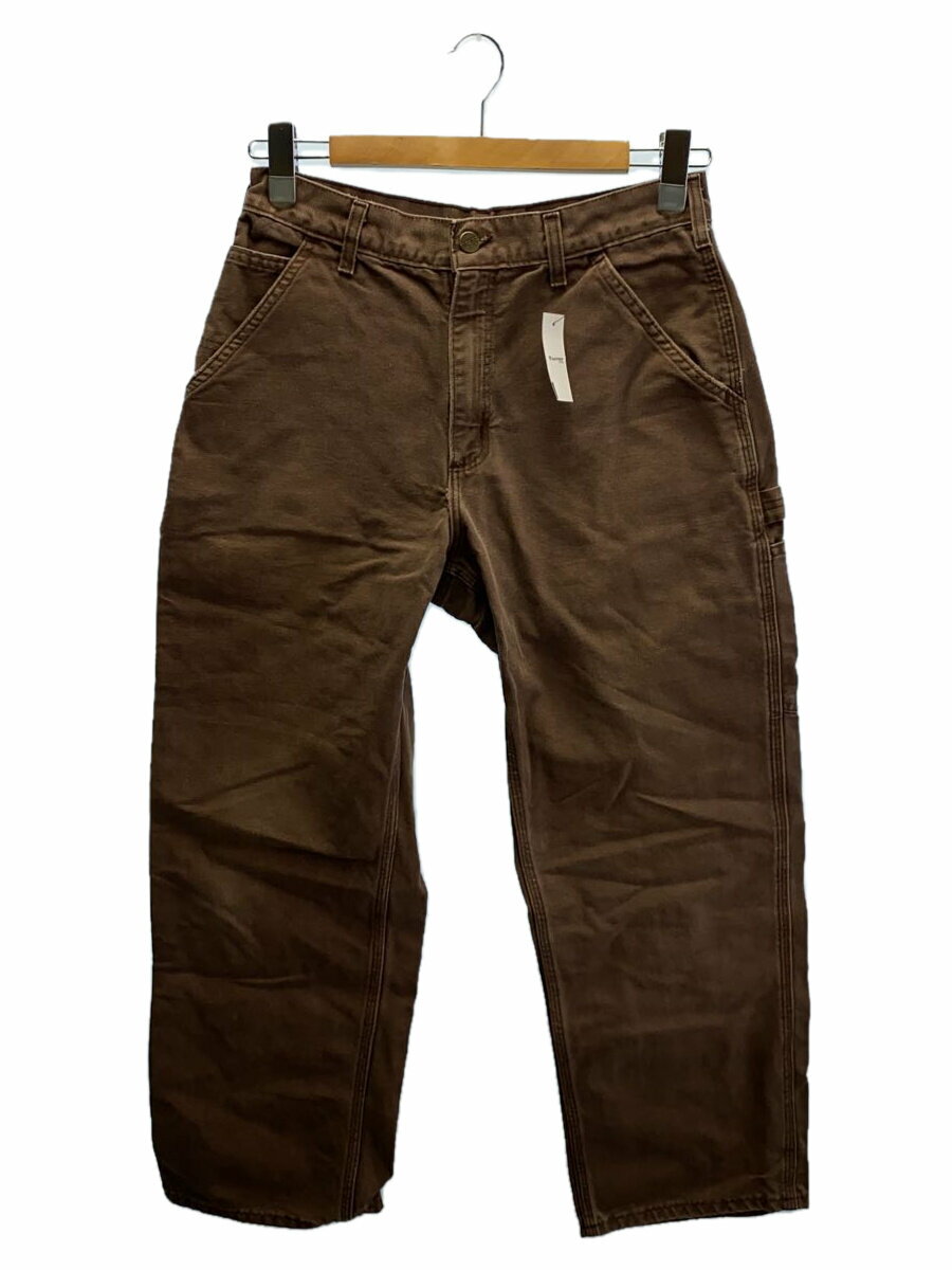 【中古】Carhartt◆ボトム/31/コットン/BRW/無地/B11 cht【メンズウェア】