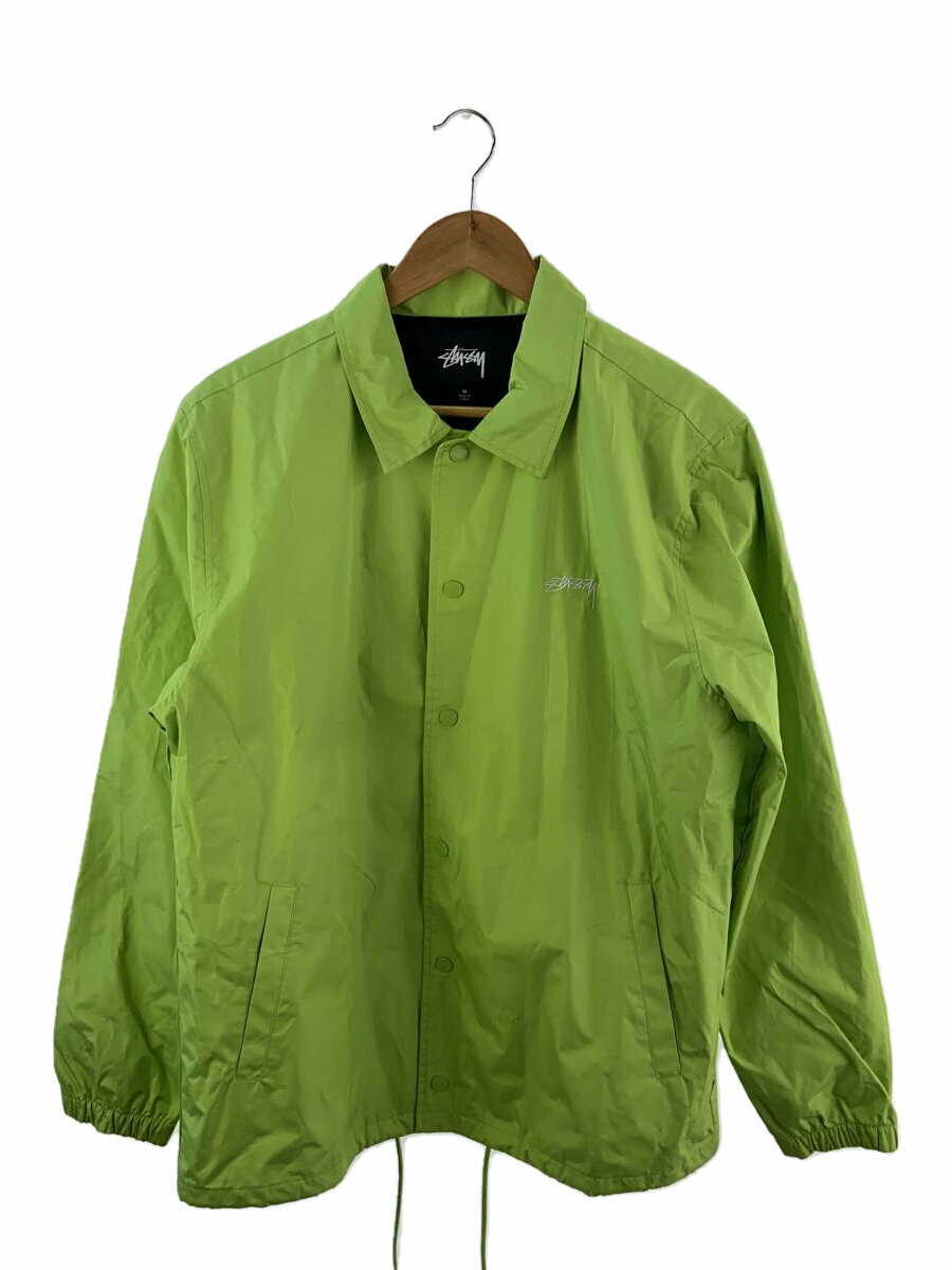 【中古】STUSSY◆ナイロンジャケット/M/ポリエステル/GRN/115431【メンズウェア】