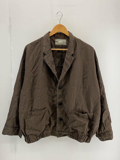 【中古】nest Robe◆ジャケット/ラグラン/FREE/リネン/BRW/01223-1062/後ろゴム【レディースウェア】 【中古】nest Robe◆ジャケット/ラグラン/FREE/リネン/BRW/01223-1062/後ろゴム【レディースウェア】