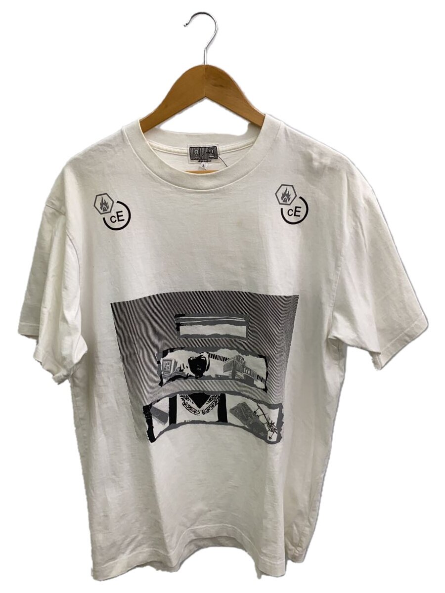 【ブランド】C.E(CAV EMPT) 【ブランドカナ】シーイー（キャブエンプト） 【型番】 【程度】B 【サイズ】L 【メインカラー】ホワイト 【素材・生地】コットン 【キーワード】　　 2025/07/30 セカンドストリート廿日市店【4595】【中古】C.E(CAV EMPT)◆Tシャツ/L/コットン ブランド C.E(CAV EMPT) 型番 カラー ホワイト 柄 素材・生地 コットン>色・素材について サイズ L>サイズ表示について 実寸（cm） 【Tシャツ】 肩幅：51 / 身幅：59 / 着丈：71 / 袖丈：23 【その他】 その他サイズ：/ 商品は　セカンドストリート廿日市店の店頭にて販売しております。商品に関するお問合わせは、お電話(TEL:0829-34-0026)にて、問合わせ番号：2345952046064をお伝えください。 配送方法やお支払い方法に関するお問い合わせは、サポートセンターまでご連絡をお願いします。 ※お電話の対応は営業時間内のみとなります。お問い合わせフォームでお問い合わせの際はご注文番号をご記入下さい この商品に関する出品店舗からのコメント 汚れ有/首元汚れ有