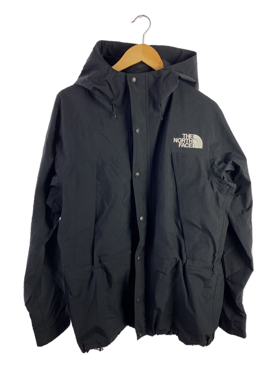 【中古】THE NORTH FACE◆MOUNTAIN LIGHT JACKET_マウンテンライトジャケット/XL/ナイロン/BLK【メンズウェア】