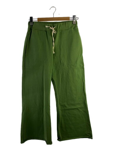 【中古】WALLA WALLA SPORT◆9oz WIDE PANT/フレアスウェットパンツ/M/コットン/GRN/無地【メンズウェア】 【中古】WALLA WALLA SPORT◆9oz WIDE PANT/フレアスウェットパンツ/M/コットン/GRN/無地【メンズウェア】