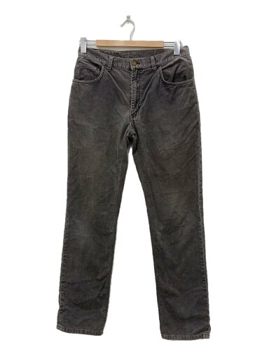 【中古】RRL◆コーデュロイパンツ/ボトム/32/コットン/グレー/pp-rs-ia4346/ストレート/レザーパッチ【メンズウェア】 【中古】RRL◆コーデュロイパンツ/ボトム/32/コットン/グレー/pp-rs-ia4346/ストレート/レザーパッチ【メンズウェア】