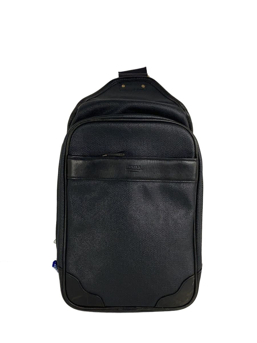 C, D, T, R, W - 【中古】PORTER◆ショルダーバッグ/ブラック/707-07144/FREE STYLE/角擦れ・使用感有【バッグ】