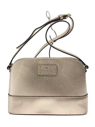 【中古】kate spade new york◆ショルダーバッグ/レザー/GLD/※内側汚れあり【バッグ】 【中古】kate spade new york◆ショルダーバッグ/レザー/GLD/※内側汚れあり【バッグ】