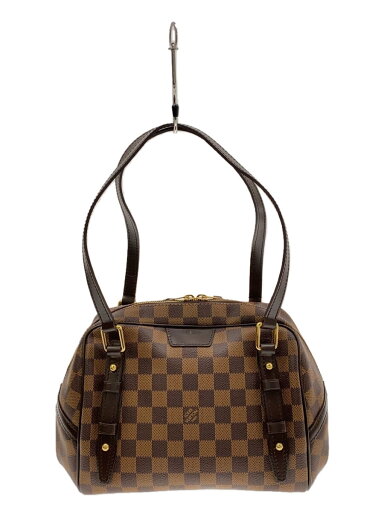 【中古】LOUIS VUITTON◆リヴィントンPM_ダミエ・エベヌ_BRW/PVC/BRW【バッグ】 【中古】LOUIS VUITTON◆リヴィントンPM_ダミエ・エベヌ_BRW/PVC/BRW【バッグ】