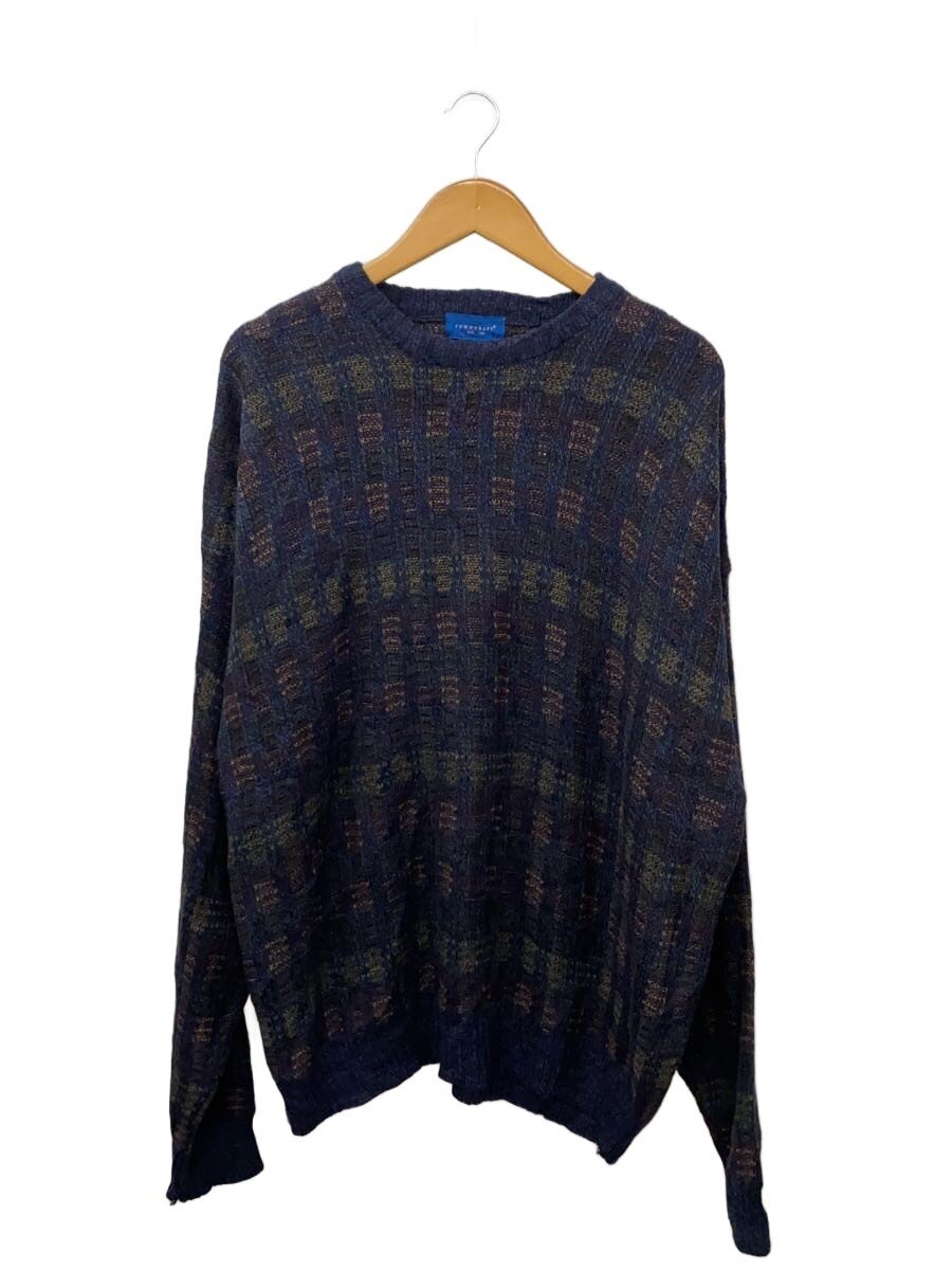 【中古】TOWN CRAFT◆ニット・セーター(厚手)/XXL/アクリル/NVY//【メンズウェア】