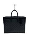 【中古】LOUIS VUITTON◆ソフトトランク・ブリーフケース_モノグラム・エクリプス_BLK/キャンバス/BLK//【バッグ】