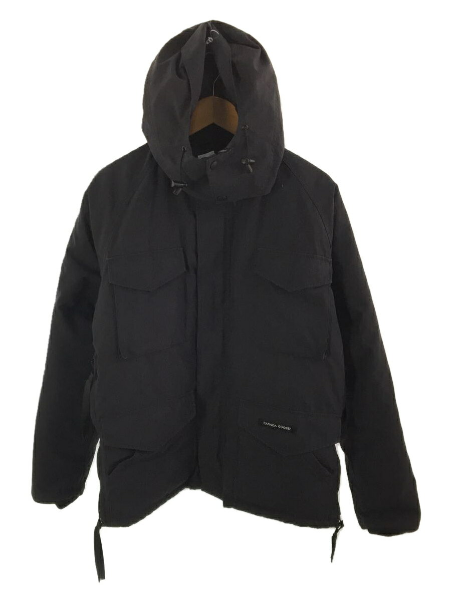 CANADA GOOSE◆ダウンジャケット/S/デニム/BLK/4071MA/CONSTABLE PARKA/袖口毛玉有