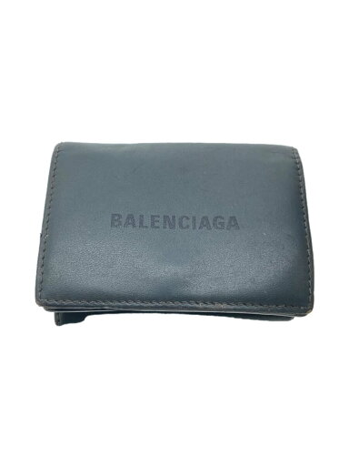 【中古】BALENCIAGA◆3つ折り財布/レザー/GRY/メンズ/594312・1360・U・527545【服飾雑貨他】 【中古】BALENCIAGA◆3つ折り財布/レザー/GRY/メンズ/594312・1360・U・527545【服飾雑貨他】