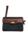 【中古】dunhill◆クラッチバッグ/--/BRW/無地【バッグ】