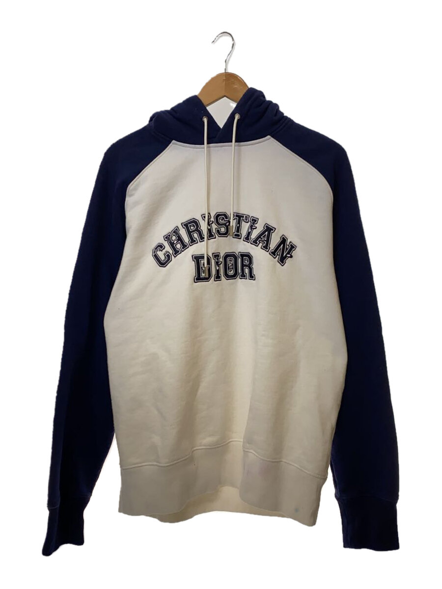 Christian Dior◆パーカー/M/コットン/ホワイト/無地/193J647A0687/KENNY SCHARFコラボ//