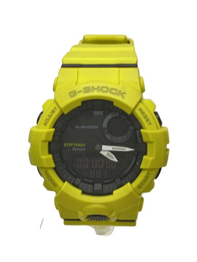 【中古】CASIO◆腕時計/デジアナ/ラバー/BLK/YLW/gba-800【服飾雑貨他】 【中古】CASIO◆腕時計/デジアナ/ラバー/BLK/YLW/gba-800【服飾雑貨他】