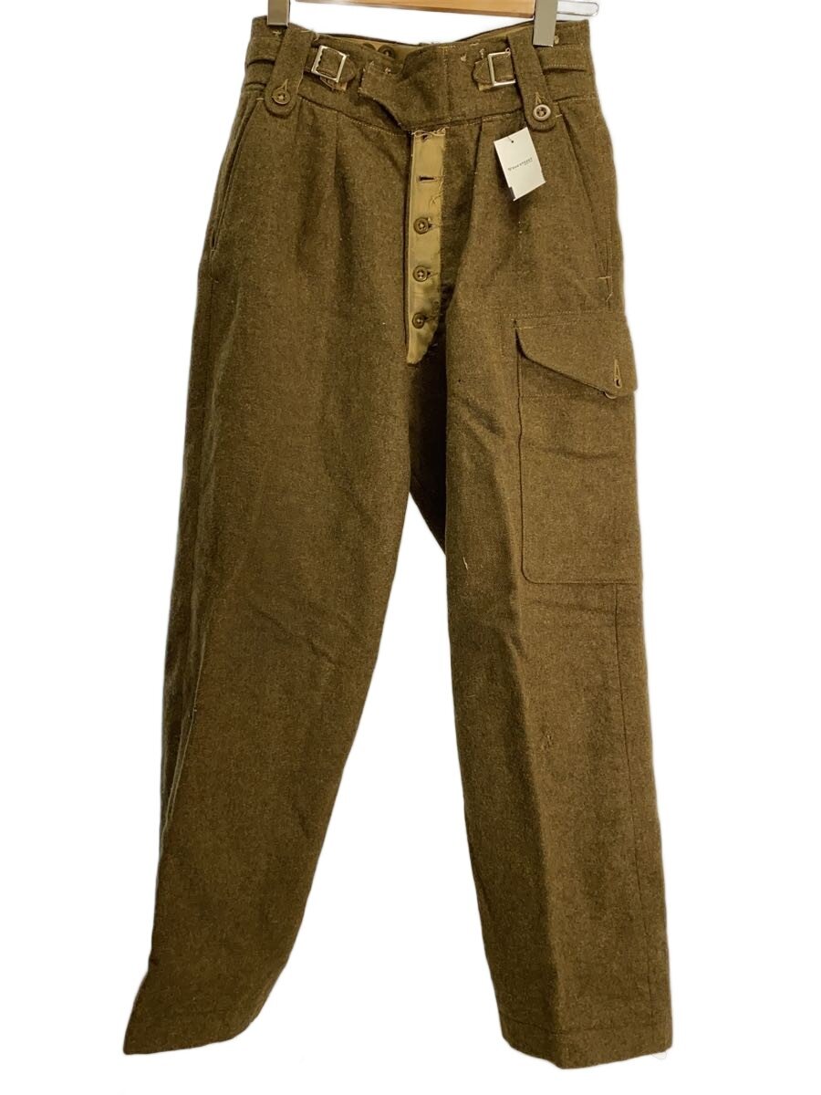 Rakuten - 【中古】BRITISH MILITARY◆バトルドレストラウザー/50s/ウール/カーキ/無地【メンズウェア】