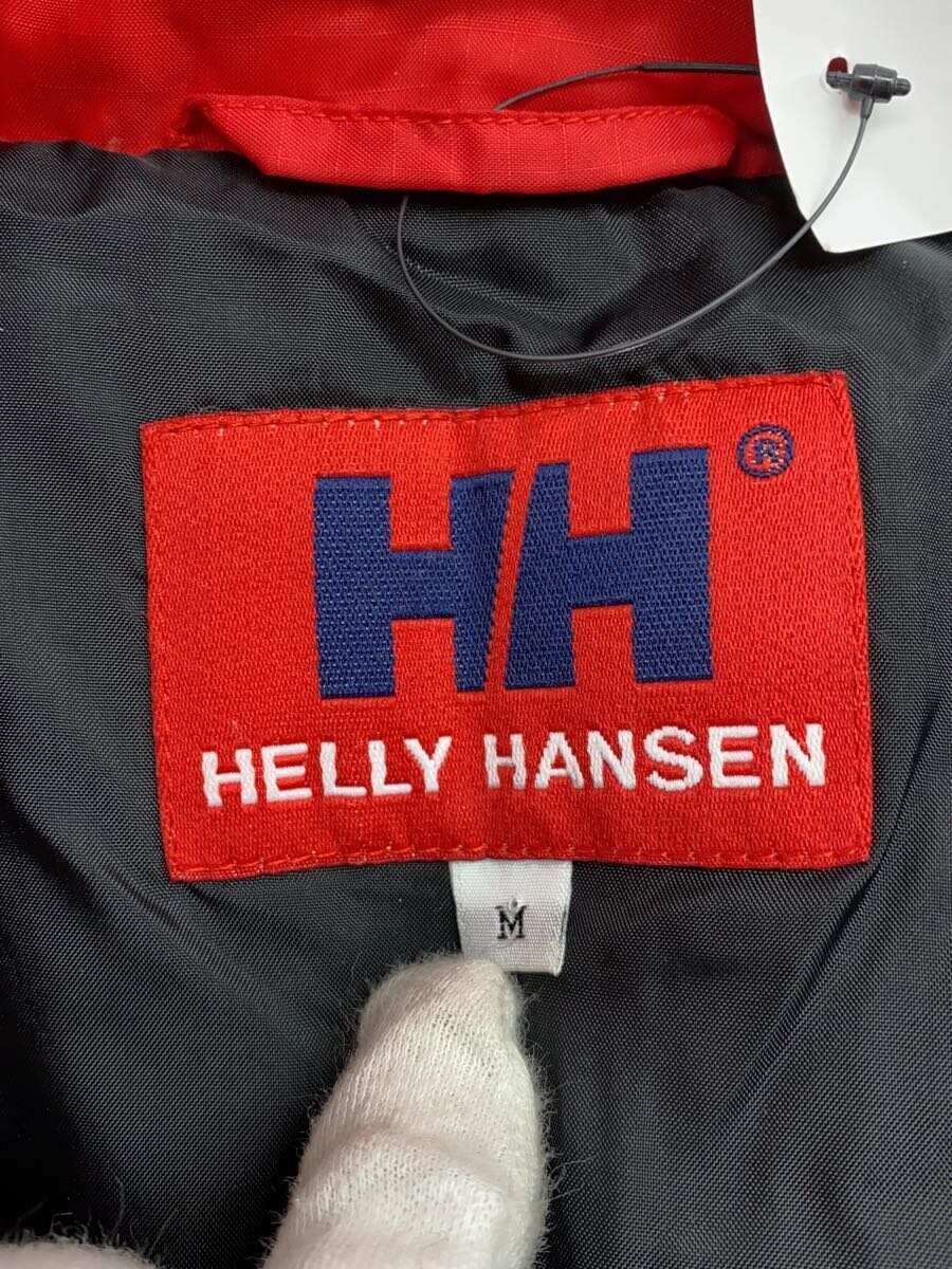 【中古】HELLY HANSEN◆ダウンジャケット/M/ナイロン/RED【メンズウェア】