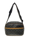 【中古】LOUIS VUITTON◆リポーターPM_モノグラム・キャンバス/PVC/ブラウン【バッグ】
