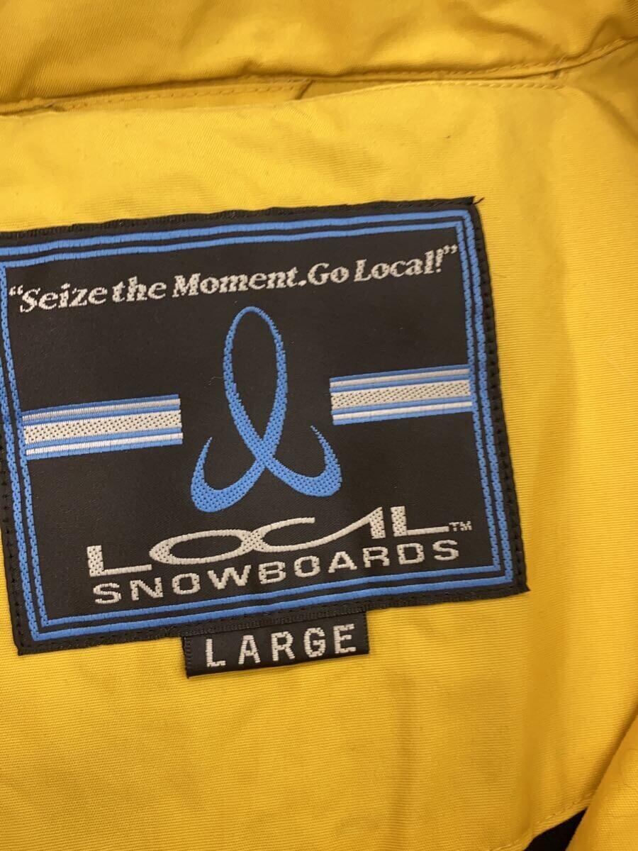 【中古】local◆スノーボードウェアー/L/YLW/キイロ/イエロー/スノーボードジャケット【スポーツ】 3