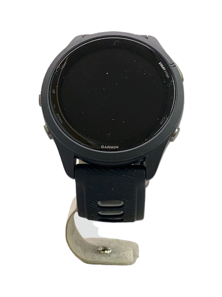 【中古】GARMIN◆スマートウォッチ/デジタル/ラバー/ブラック/FORERUNNER265【服飾雑貨他】