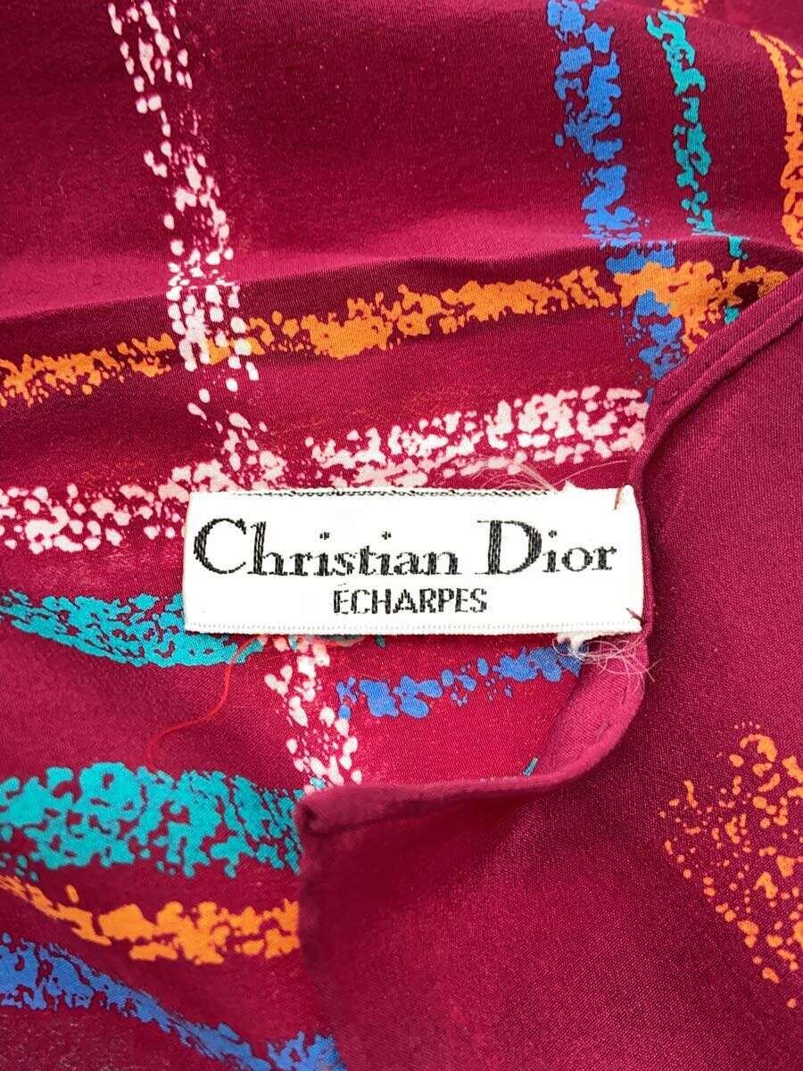 【中古】Christian Dior◆スカーフ/コットン/BRD/レディース【服飾雑貨他】