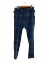 【中古】ANATOMICA◆TANGO PANTS/タータンチェック/ボトム/42/ウール/GRN/チェック【メンズウェア】