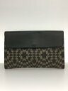 【中古】GUCCI◆クラッチバッグ_GGカレイド/キャンバス/BEG【バッグ】